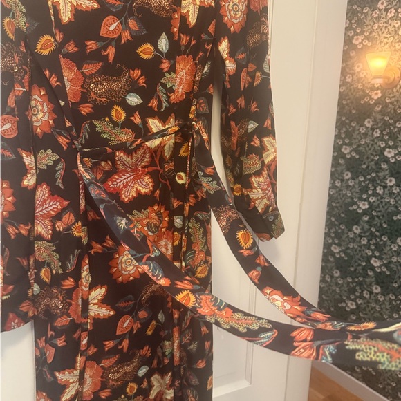 Ulla Johnson Autumn Floral Long Sleeve Dress - Picture 8 of 8